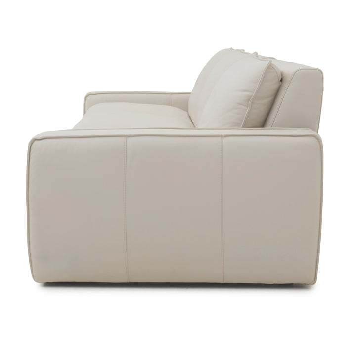 Nadyna Leather Modular Sofa Beige