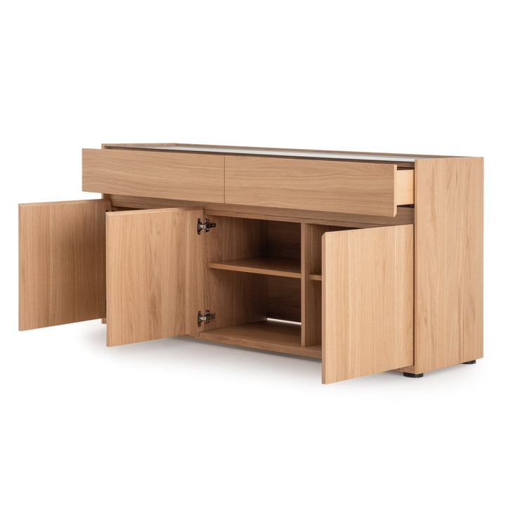 Nicolas Wood Sideboard Light Brown