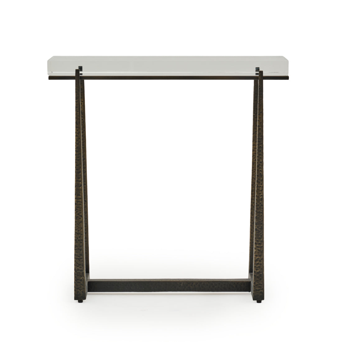 Weverly Accent Table Dark Brown
