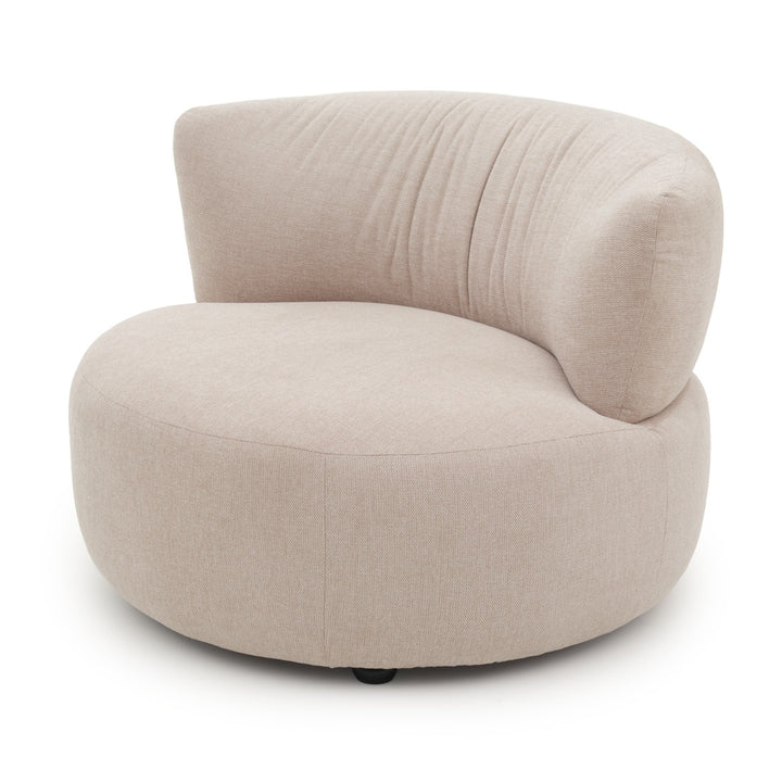Norlan Fabric Accent Chair Beige
