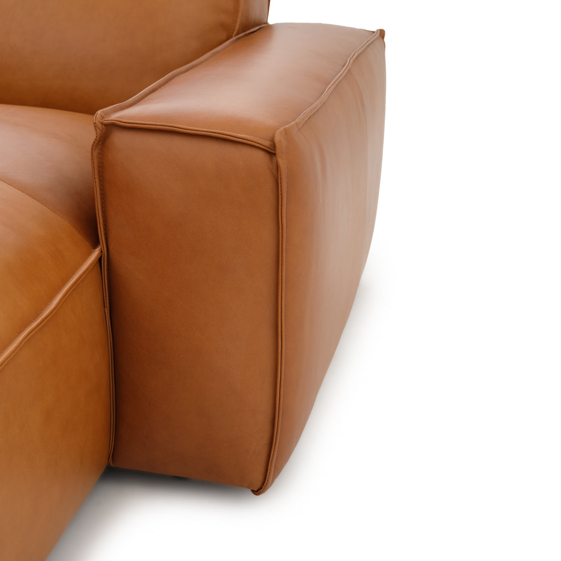 Nook Modular Right Chaise Cognac