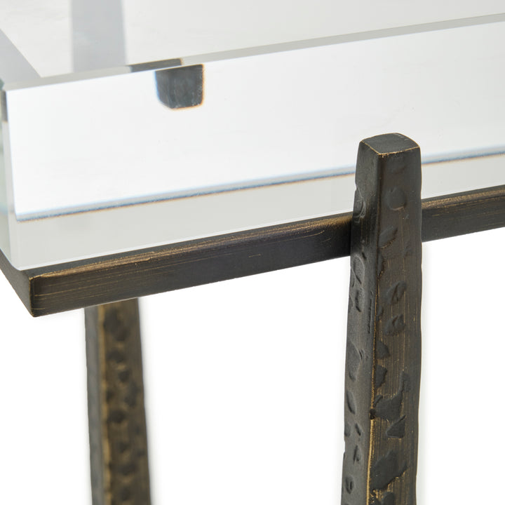 Weverly Accent Table Dark Brown